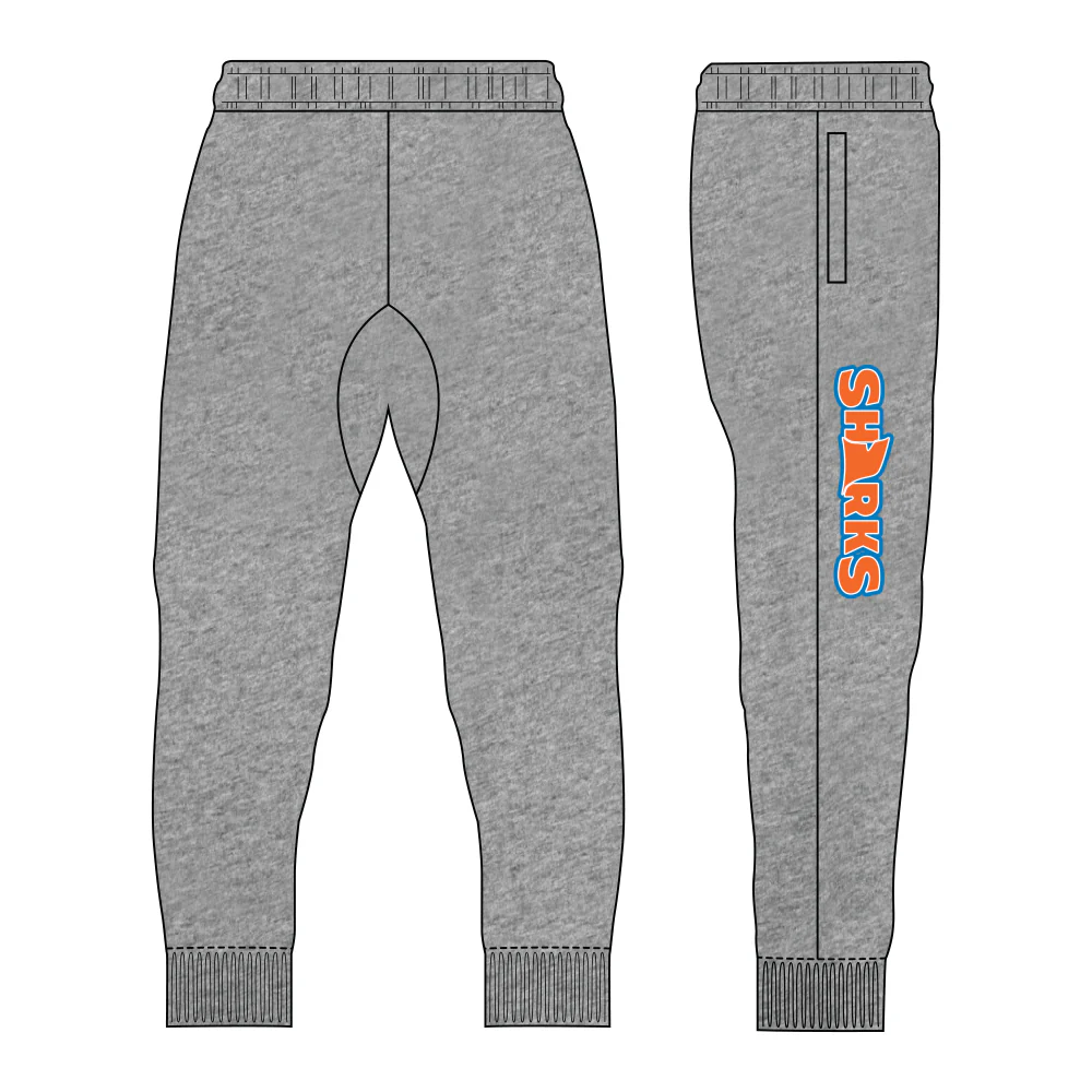 Armstrong Creek FNC Fleece Trackpants - Grey Marle - Image 2
