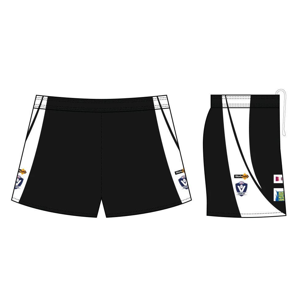 Castlemaine FNC Senior Playing Shorts - Home - Image 2