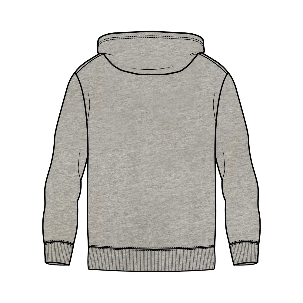 Cobden FNC Fleece Hoodie - Grey Marle - Image 2