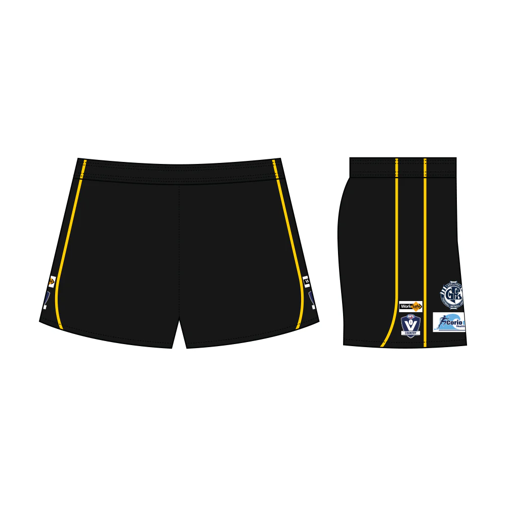 Colac Tigers FNC Football Playing Shorts - Home - Image 2