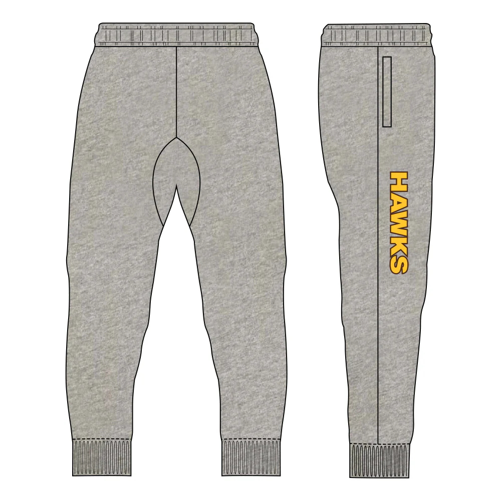 Drysdale FNC Fleece Trackpants - Grey Marle - Image 2