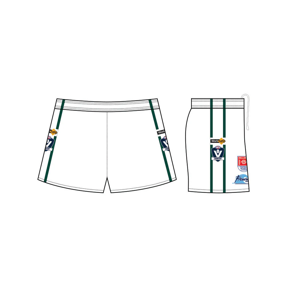 Geelong Amateur FNC Senior Football Shorts - Away - Image 2