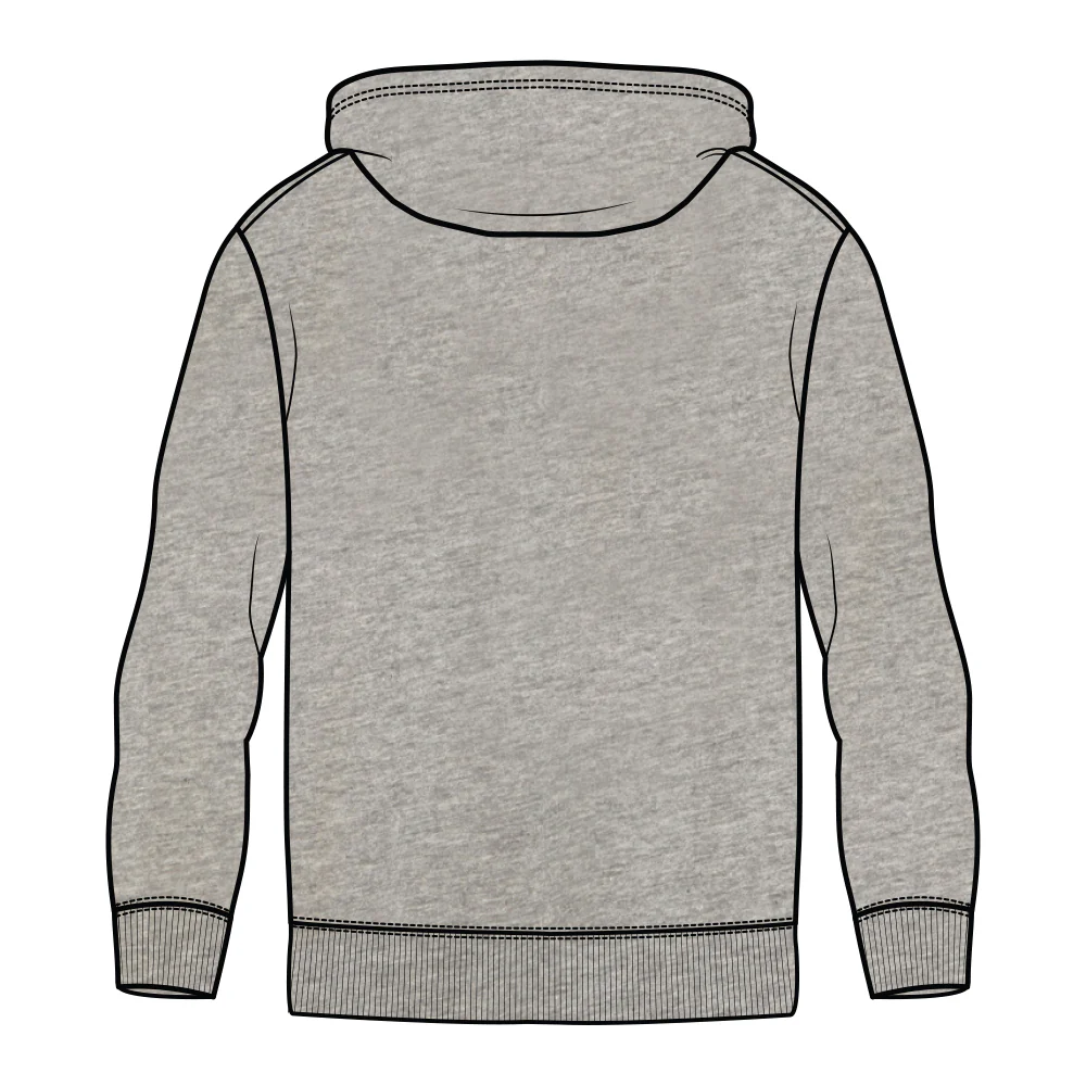 Glengarry FNC Fleece Hoodie - Grey Marle - Image 2