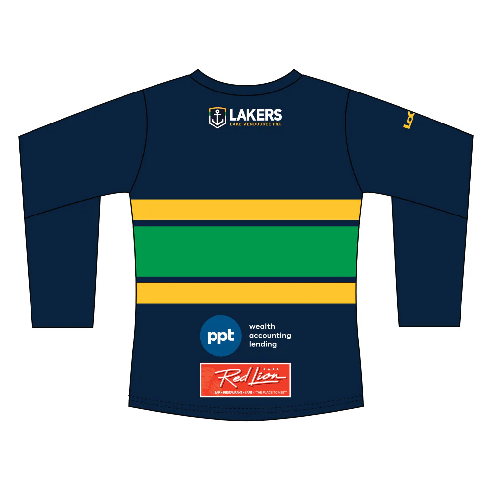 Lake Wendouree FNC Long Sleeve Warm Up Top - Image 2