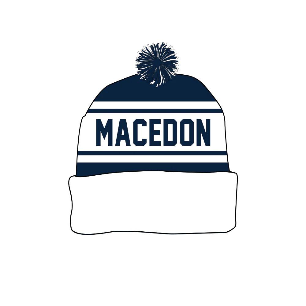 Macedon FNC Knit Beanie - White - Image 2
