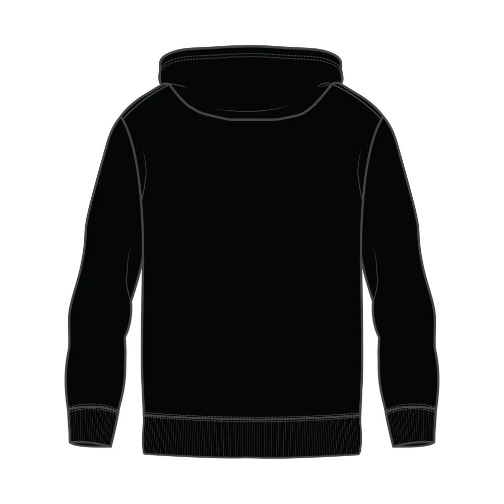 Peninsula Sharks FC Fleece Hoodie - Black - Image 2