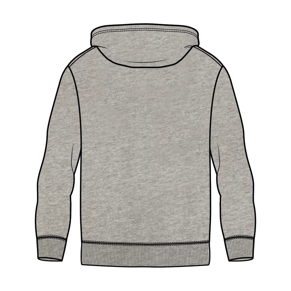 Pivot City Basketball Club Fleece Hoodie - Grey Marle - Image 2