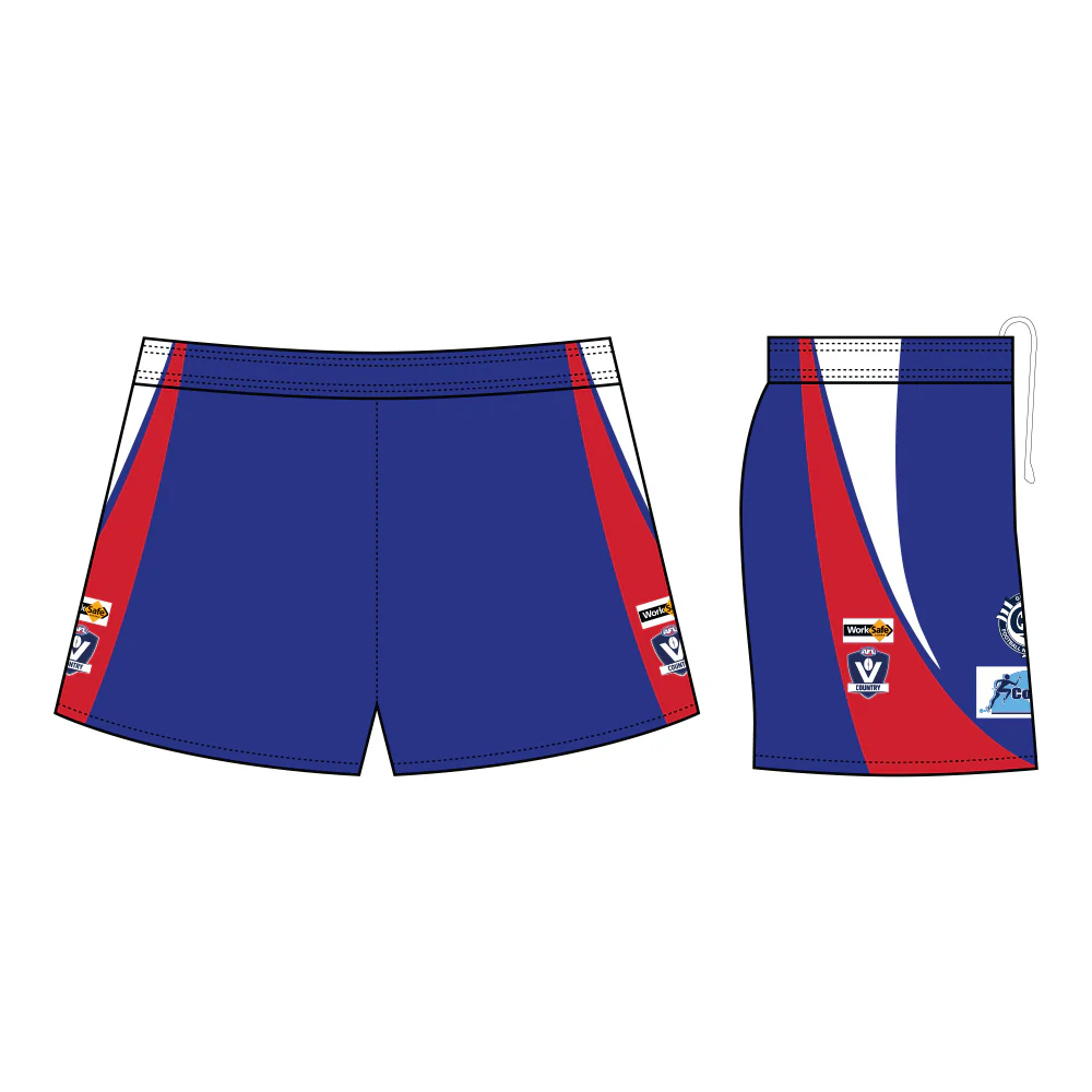 South Barwon FNC Senior Playing Shorts - Home - Image 2