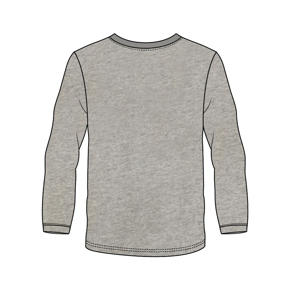 Werribee Districts FC Long Sleeve Tee - Grey Marle - Image 2